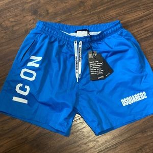 Dsquared2 blue ICON swim suit